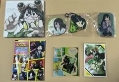 ヒロアカ　蛙吹梅雨　まとめ売り　6個 アクスタ　缶バッジ　他