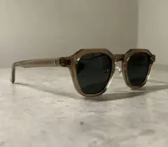 クラウンパント　サングラス　ヴィンテージ風眼鏡　クリアブラウン　めがね　野村訓市