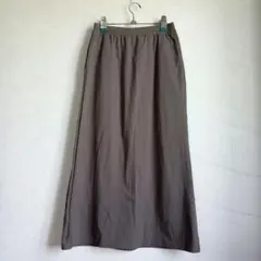 美品❢ ユニクロ ウルトラストレッチ エアリズム ロングスカート M ブラウン