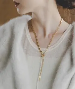 《NOBLE別注》in mood/インムード ミドルMIXチェーンネックレス