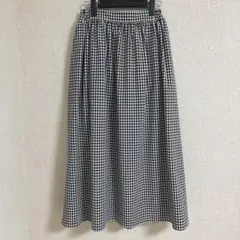 CINEMA CLUB　ギンガムチェック　フレアスカート