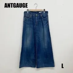 ANTGAUGE ワイドデニムパンツ Lサイズ 女性のサムネイル