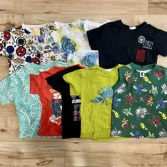 まとめ売り9枚セット キッズTシャツ 110㎝