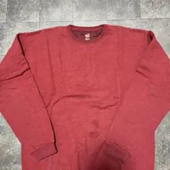 トレーナー　古着　レッド　ヴィンテージ　f38