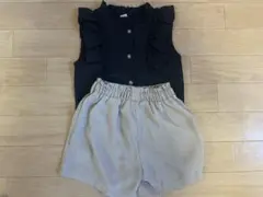 キッズ　夏服セットアップ