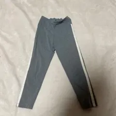 グレー サイドストライプ レギンス　UNIQLO
