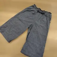 トップバリュ　イオン　デニム ワイドパンツ 長ズボン　パンツ　120のサムネイル