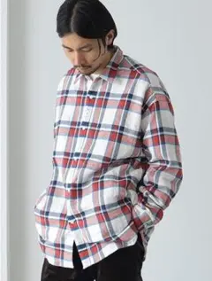 【定価21000】ハラダマニア ネルチェック トラベル ローカライズドシャツ