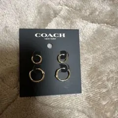 COACH ゴールド フープピアス 新品未使用