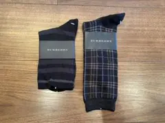 【新品タグ付き】BURBERRY チェック柄ソックス 2足　23-24センチ