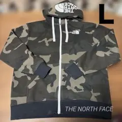 ノースフェイス　リアビュー　フルジップフーディ　迷彩　Ｌ