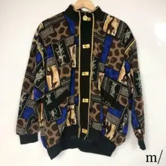 No.1477 VINTAGE 海外古着 メキシコ製 ブルゾン 総柄 花柄 - メルカリ
