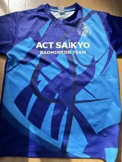 バドミントン　act saikyo 限定tシャツ