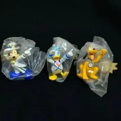 東京ディズニーシー20th ガチャガチャ3点セット　ミッキー　ドナルド　プルート