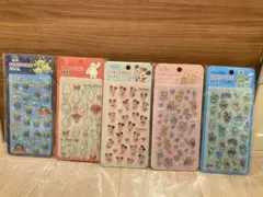 ディズニー　ぷくぷくシール　5枚セット