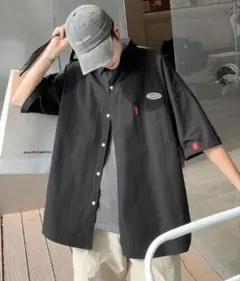 【大晦日限定値下げ】ワンポイントハーフスリーブシャツ