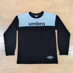 【umbro】長袖Tシャツ　160cm　グレー×ブラック