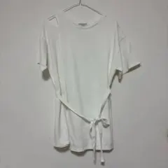 BAYFLOW 半袖 変形トップス T シャツ ホワイトのサムネイル