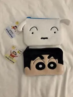 【韓国ダイソー】クレヨンしんちゃん　ポーチ　2点セット