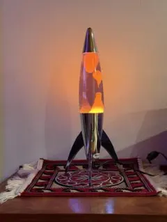 Retro rocket lava lamp グリーンレッド 新品未使用 - メルカリ