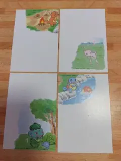ポケットモンスター　絵入りハガキ
