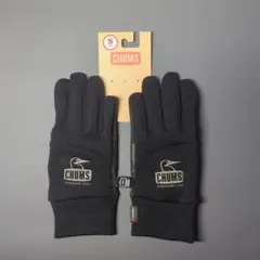 CHUMS ブラック手袋 POLARTEC素材 Sサイズ