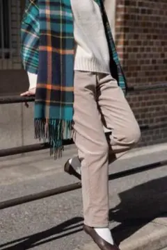 アーバンリサーチドアーズ コーデュロイテーパードイージーパンツ ベージュS