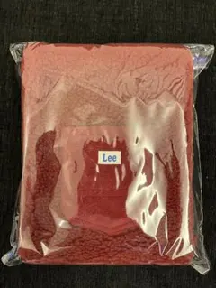 Lee ボア マフラー レッド