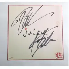 Y*u様 B'z 直筆　サイン　色紙　ELEVEN 2001 札幌ドーム　美品 Y*u様 B'z 直筆 サイン 色紙 ELEVEN 2001 札幌ドーム 美品