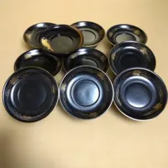 輪島塗 赤漆器プレート アンティーク風 - メルカリ