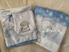 サンリオ当たりくじ シナモロール ③ブランケット ＆⑫マルシェバッグ