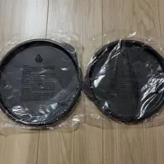 【新品】CAROTE カローテ　シール蓋　18cm/20cm 2枚セット　黒のサムネイル