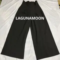 LAGUNAMOON(ラグナムーン)グレー ワイドパンツ ハイウエスト