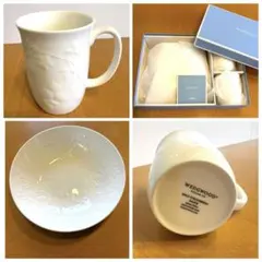 WEDGWOOD ワイルドストロベリー ボウル&マグカップ 4個セットのサムネイル