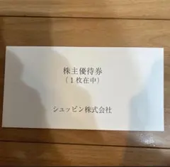 期限:2026/6/30 シュッピン株主優待券1枚 2025年度版 マップカメラのサムネイル
