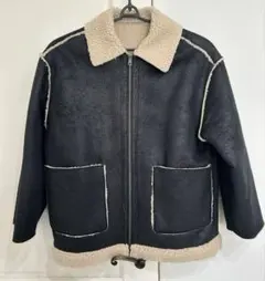 秋冬　ローリーズファーム　リバーシブルボアZIPブルゾン　レディースFサイズ