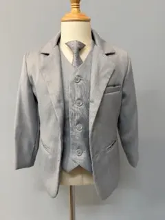 入園式入学式　キッズジャケット　ベスト・ネクタイ付き美品