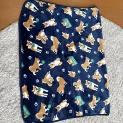 柴犬柄 ブランケット 70cm x 100cm