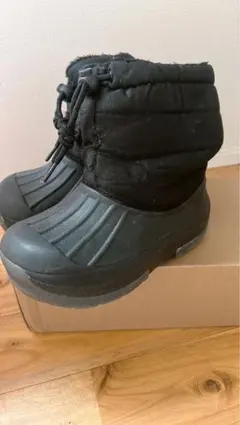 キッズ スノーブーツ ブラック 19cm