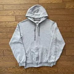 フルーツオブザルーム ジップパーカー グレー 無地 S