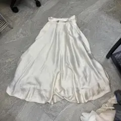 SNIDEL 24SS バルーンサテンスカート SWFS241022 美品