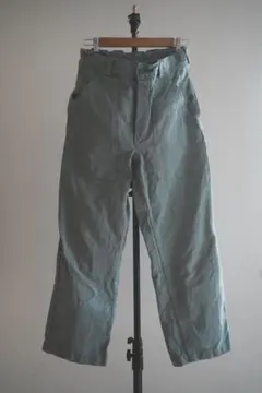 スイス軍 後期型 ヴィンテージ デニムワークパンツ　スイス