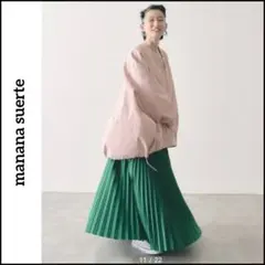 マニャーナスエルテ●未使用美品◎春色♪かなりゆったりオーバーサイズZIPブルゾン