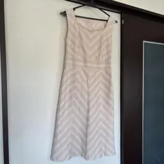 KUMIKYOKU ノースリーブひざ丈ワンピース S