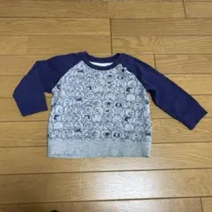 SNOOPYトレーナー ネイビー/グレー