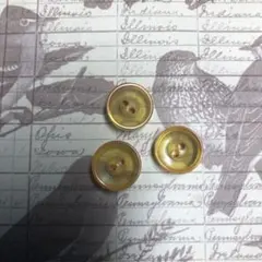 アメリカ　ヴィンテージ ベークライト　アップルジュース　ボタン　3個