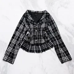 希少♡レア　h.jelly&Honey h.NAOTO 黒チェックジャケット