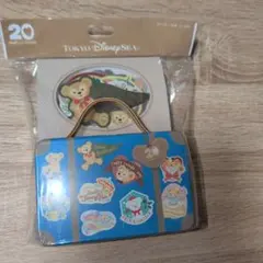 ディズニーシー ダッフィー 20周年 ステッカー 　ケース付 新品未開封