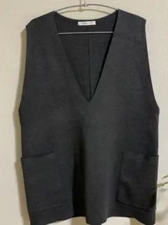 AMERICAN HOLIC ダークグレー Vネックベスト