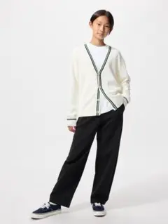 【ユニクロ】GIRLS ドライスウェットカーブパンツ　150cm